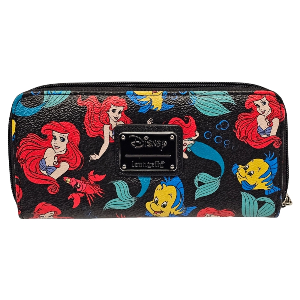 Disney Loungefly Little‎ Mermaid Ariel Wallet New